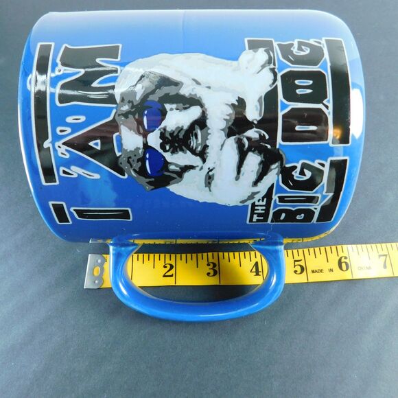 BIG DOGS Blue Ceramic Mug LARGE 24 oz! I AM THE BIG DOG Coffee Cup, Gift MINT! - Picture 8 of 9
